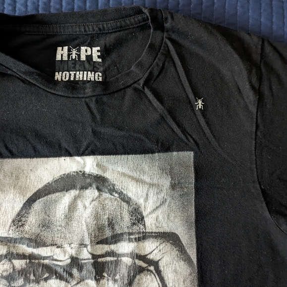 Hype Means Nothing Vintage Small Black Made in France Biggie Smalls Y2k 102024 - Picture 4 of 9